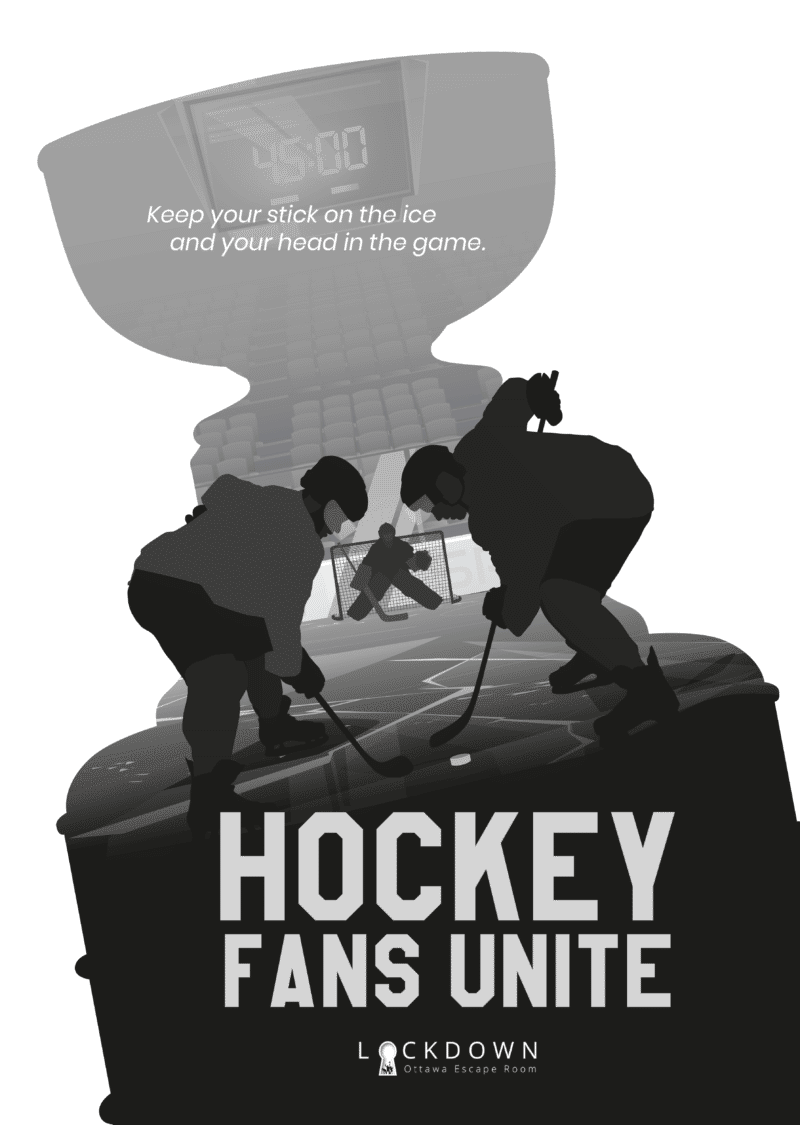 Hockey Fans Unite Game Poster
