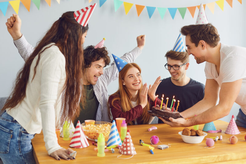 People Celebrating a Birthday Party